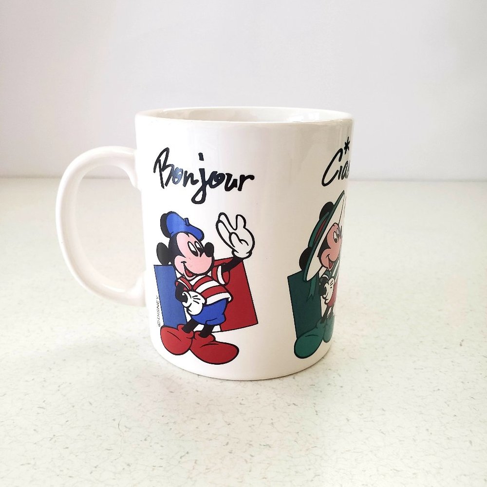 Mickey Mouse Ceramic International Mug Staffordshire Tableware England, 12 Oz